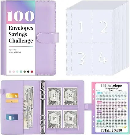 A5 100 Envelopes Money Saving Challenge