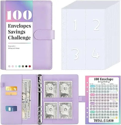 A5 100 Envelopes Money Saving Challenge