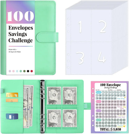 A5 100 Envelopes Money Saving Challenge